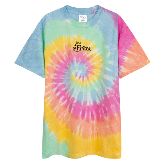 Oversized Tie-Dye T-Shirt (Embroidered) | The Friz