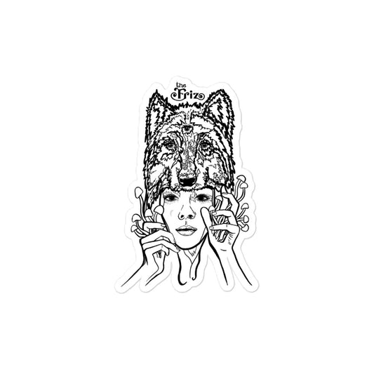 Shroom Wolf Stickers | The Friz